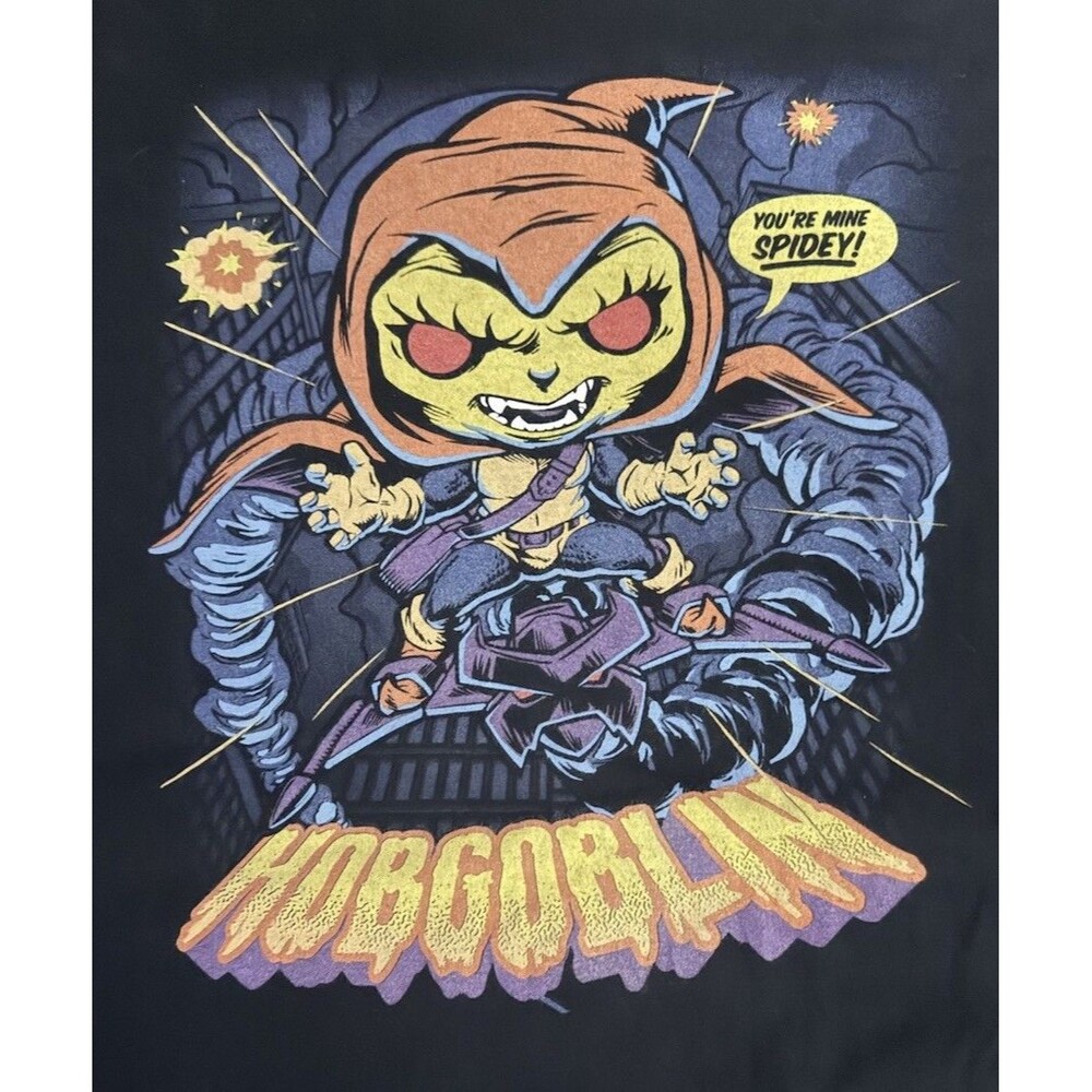 Funko Pop Marvel Hobgoblin T-Shirt 2XL Spider-Man Villain Graphic Tee